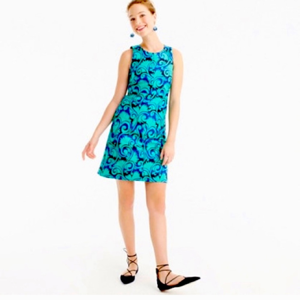 NWT JCrew jacquard brocade dress Sz 10P